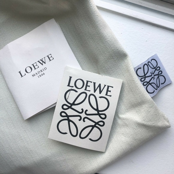 Loewe Mini Puzzle Bag- Blue - Picture 7 of 8